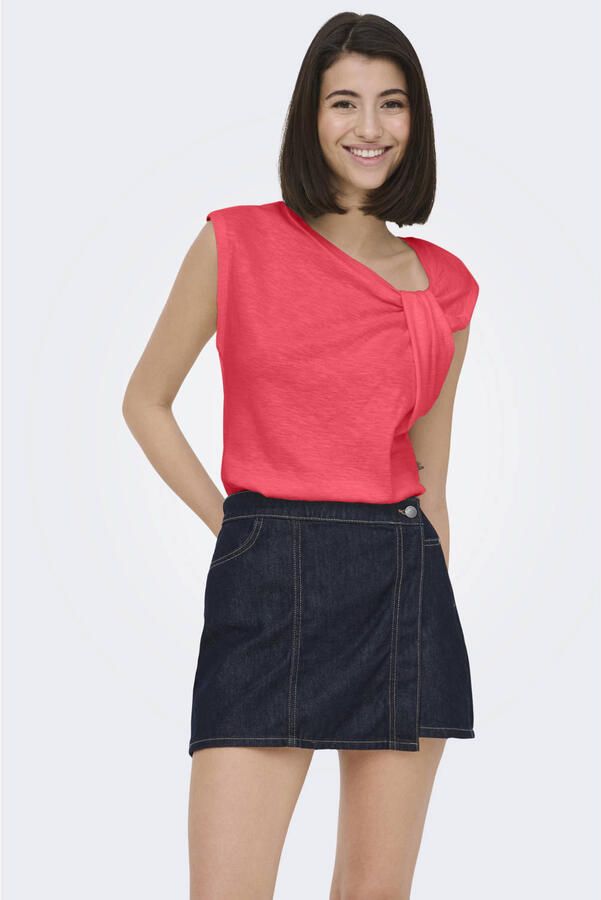 JDY top koraalrood