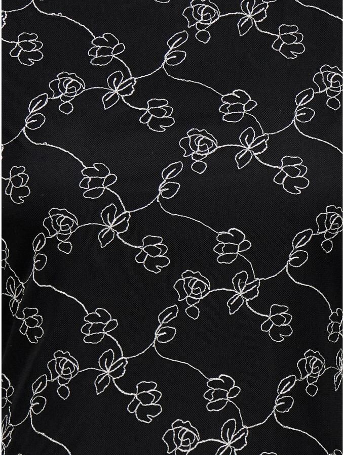 JDY top met print zwart