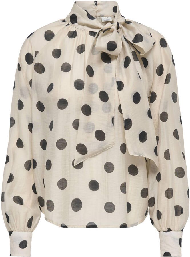 JDY top met stippen beige