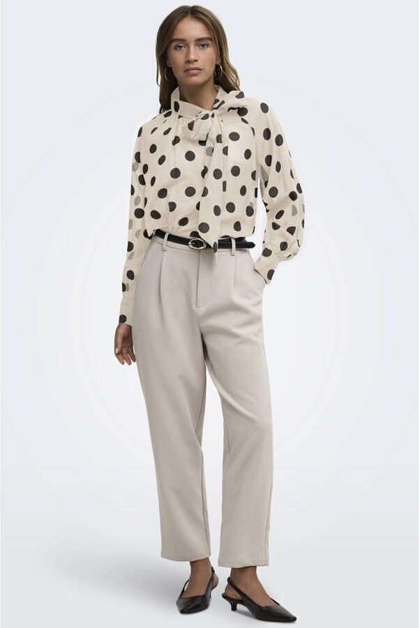 JDY top met stippen beige - Foto 3