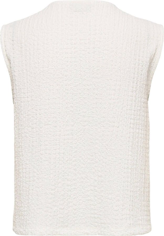 JDY top met textuur ecru - Foto 2