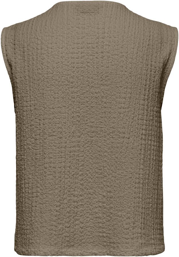 JDY top met textuur olijfgroen