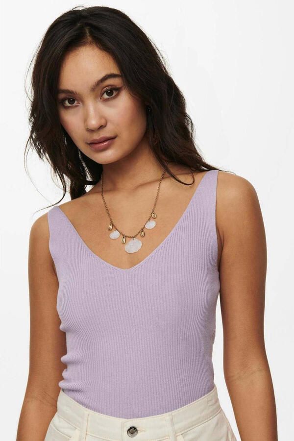 Jacqueline de Yong Dames Tanktop Lente Zomer Collectie Purple Dames - Foto 2