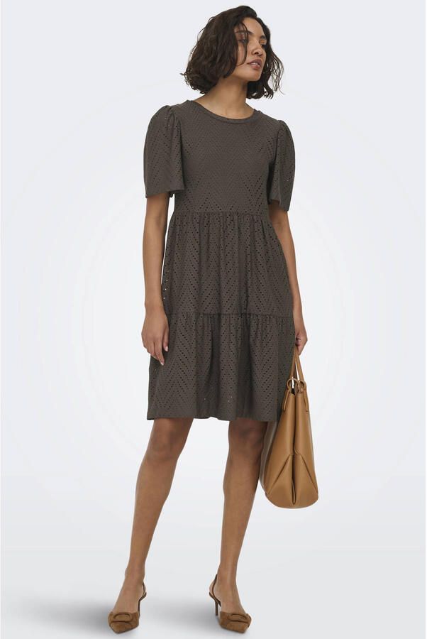 JDY trapeze jurk ajour - Foto 3