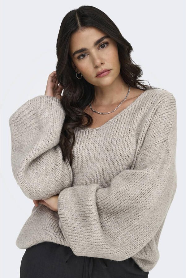 JDY Dinea Reversible Knit Sweater Dames