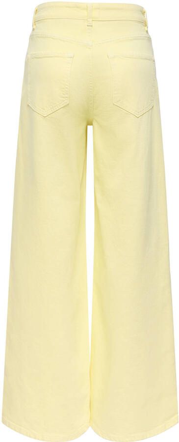JDY VERA high waist wide leg jeans lichtgeel - Foto 2
