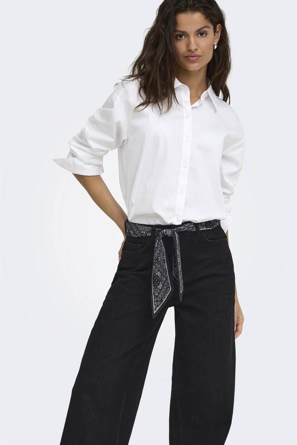 JDY VERA wide leg jeans zwart - Foto 3