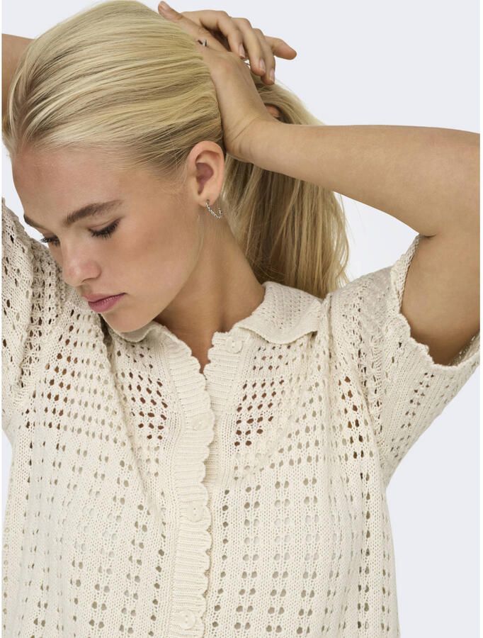 JDY vest beige gebreid - Foto 2