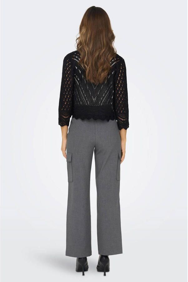 JDY Vest SUN 3 4 CROPPED CARDIGAN KNT NOOS