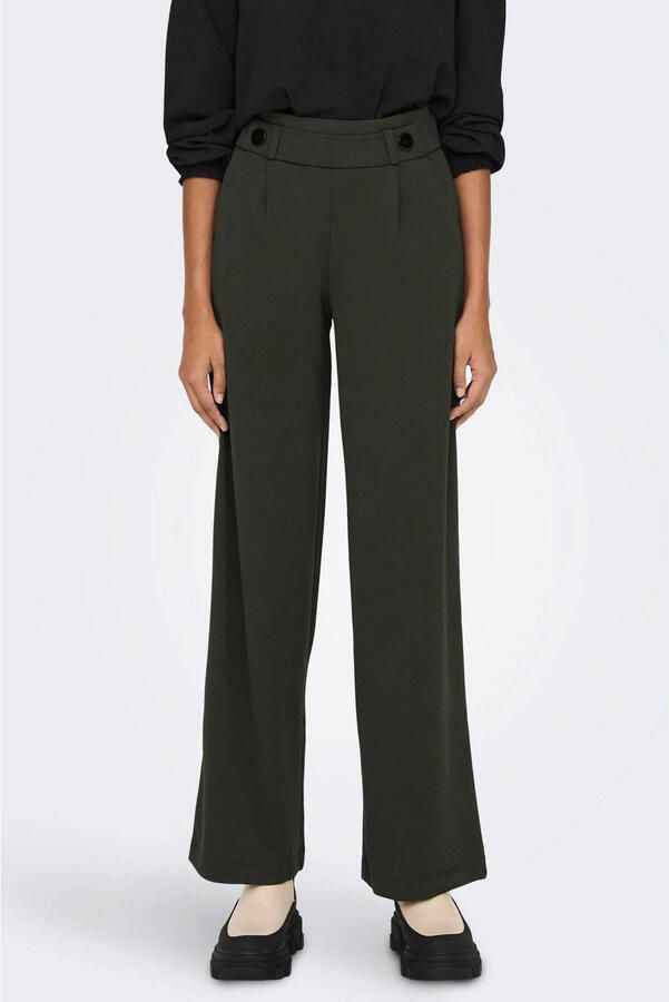 JDY Jerseybroek GEGGO NEW LONG PANT JRS NOOS met decoratieve riem voor op de band