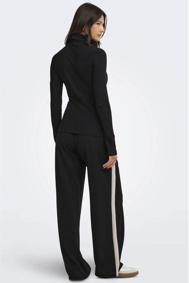 JDY wide leg casual broek zwart - Foto 2