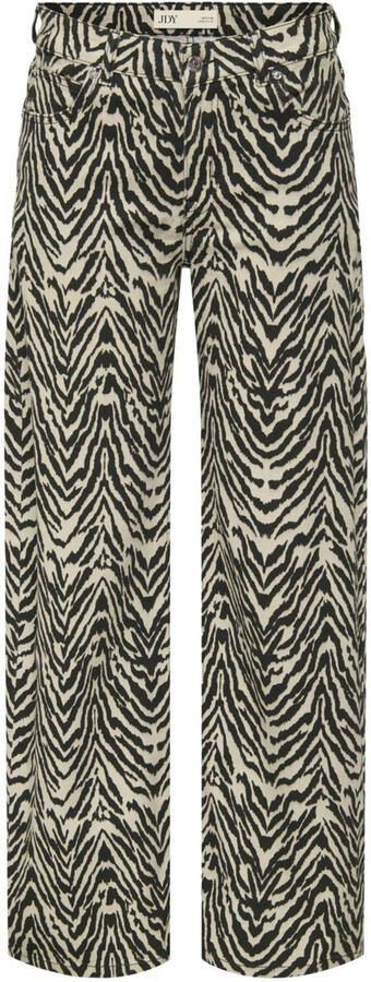 JDY wide leg high waist broek zwart