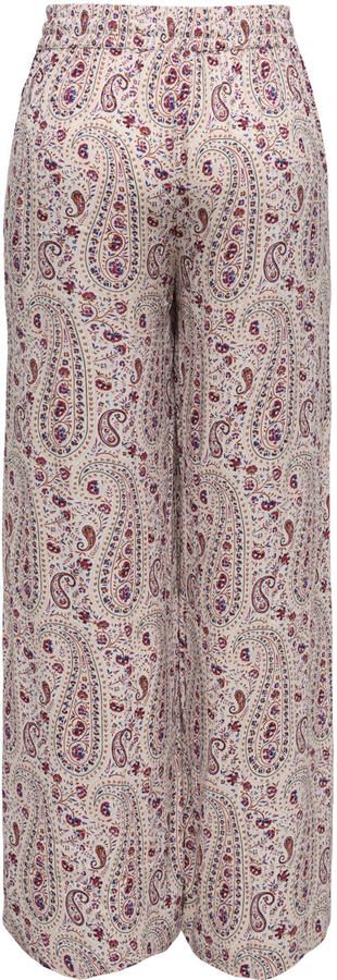 JDY wide leg high waist casual broek ecru - Foto 2