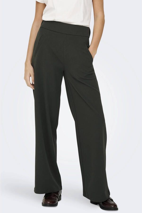 JDY wide leg high waist casual broek
