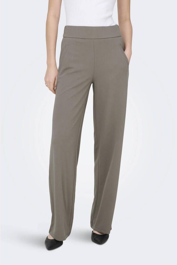 JDY wide leg high waist casual broek