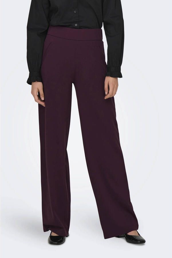 JDY wide leg high waist casual broek