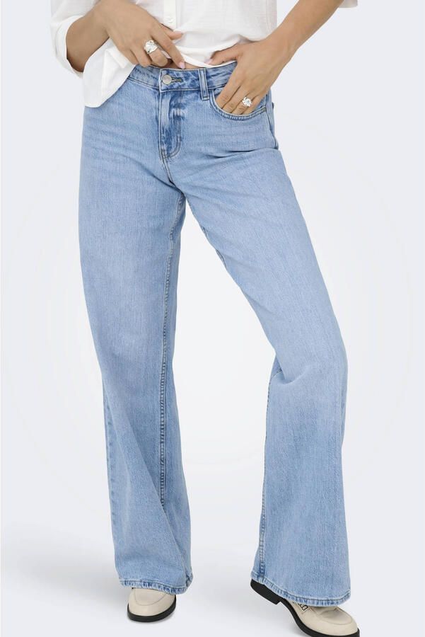 JDY wide leg jeans light blue denim