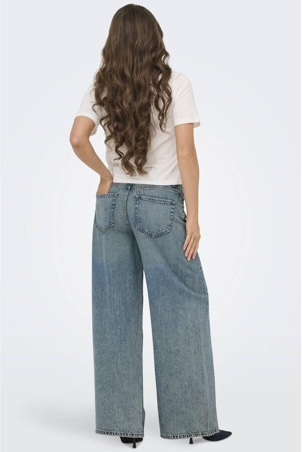 JDY wide leg jeans medium blue denim - Foto 3