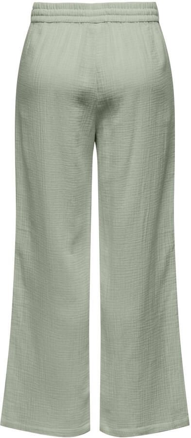 JDY wide leg regular waist casual broek grijsblauw - Foto 2