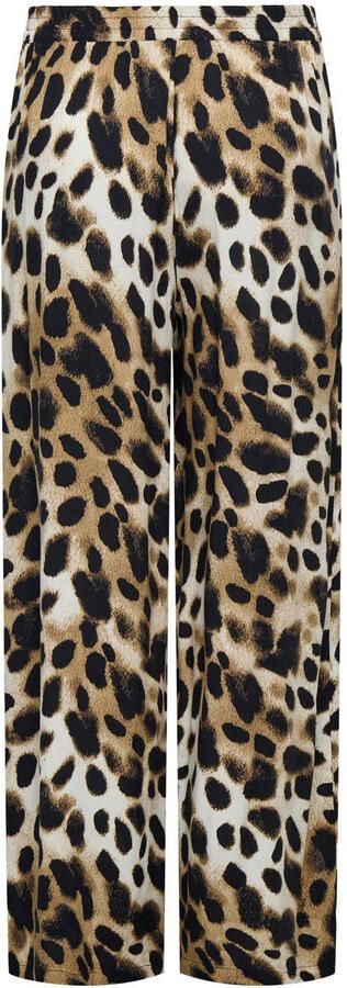 JDY wide leg regular waist palazzo broek donkerbruin - Foto 2