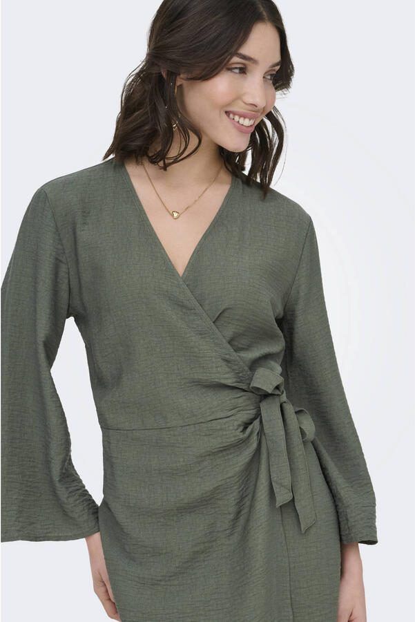Jacqueline De Yong Pepper 7 8 Wrap Dress