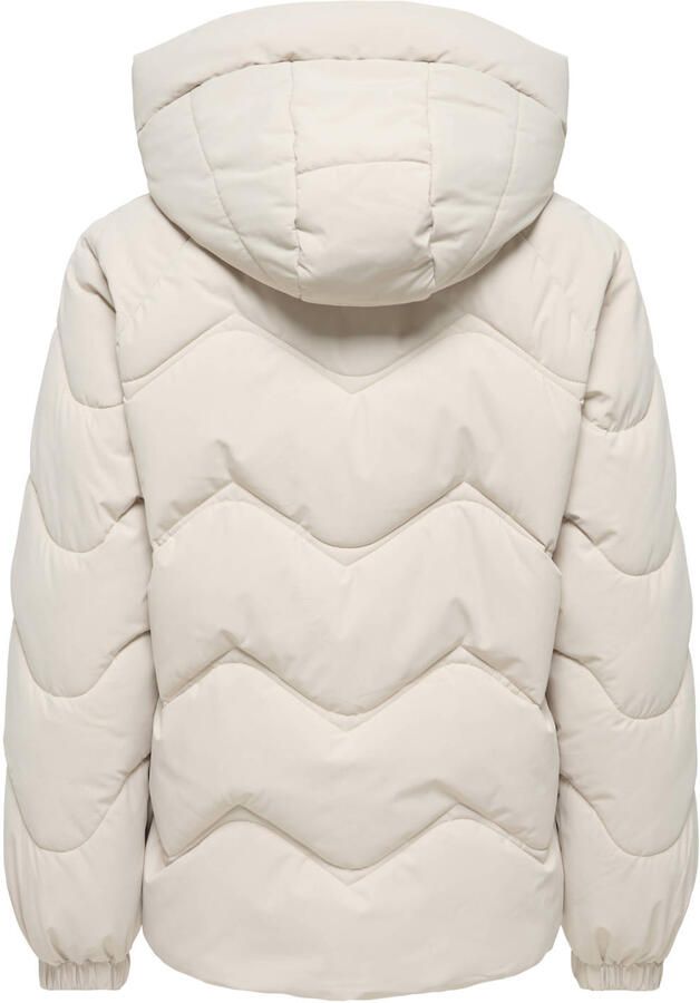 JDY Power Short Hooded Puffer Winterjas Dames - Foto 2