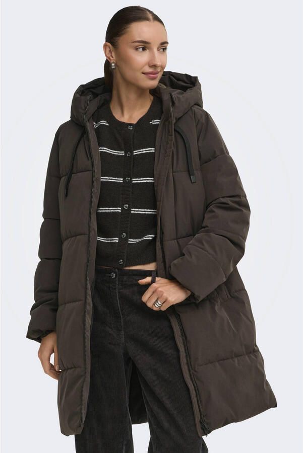 JDY Blair Long Hooded Puffer Winterjas Dames