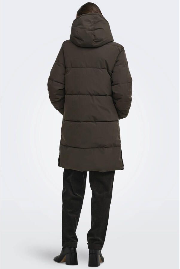 JDY Blair Long Hooded Puffer Winterjas Dames - Foto 3