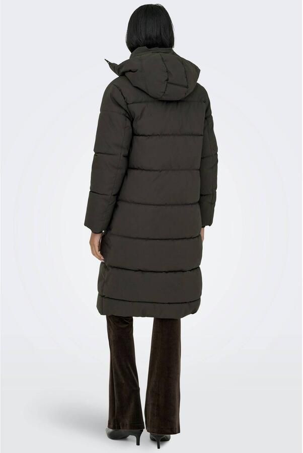 JDY Maja Long Padded Puffer Winterjas Dames - Foto 3