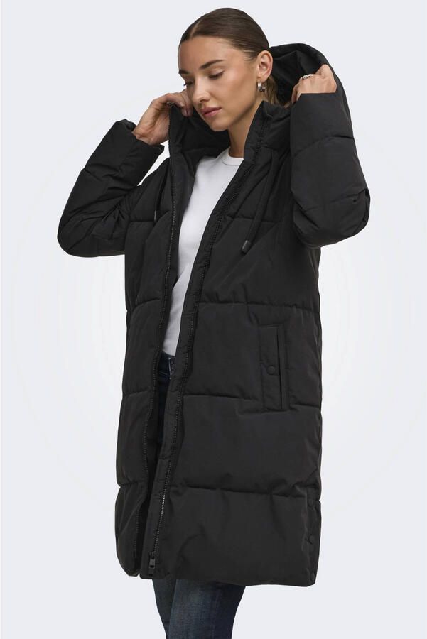 JDY Blair Long Hooded Puffer Winterjas Dames
