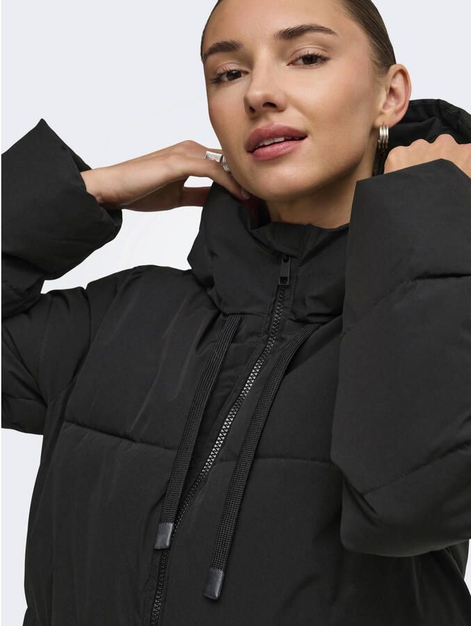 JDY Blair Long Hooded Puffer Winterjas Dames - Foto 2