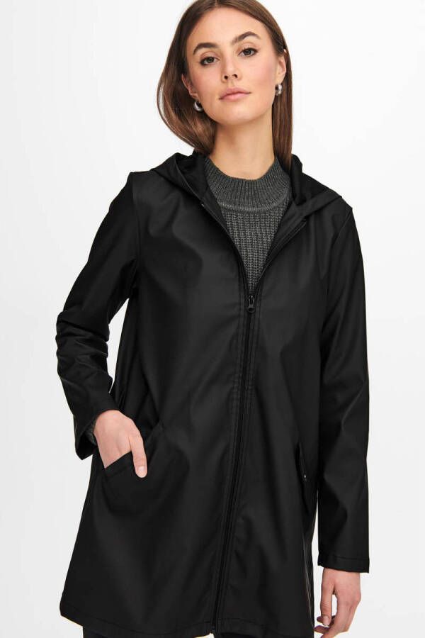 Jacqueline de Yong Beige Jas met Reverskraag en Lange Mouwen Beige Dames Kledingwinkel