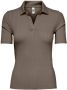 JDY ribgebreide top FRANSISKA taupe - Thumbnail 1