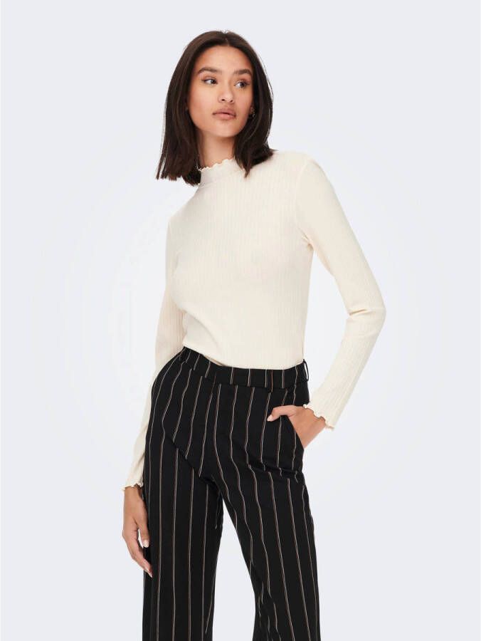 JDY Blouse met lange mouwen FRANSISKA L S HIGHNECK TOP JRS NOOS