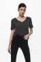 Jacqueline de Yong T-Shirts Zwart Dames - Thumbnail 1