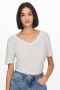 Jacqueline de Yong T-Shirts Wit Dames - Thumbnail 1