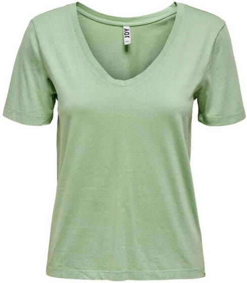 Jacqueline de Yong T-Shirts Green Dames