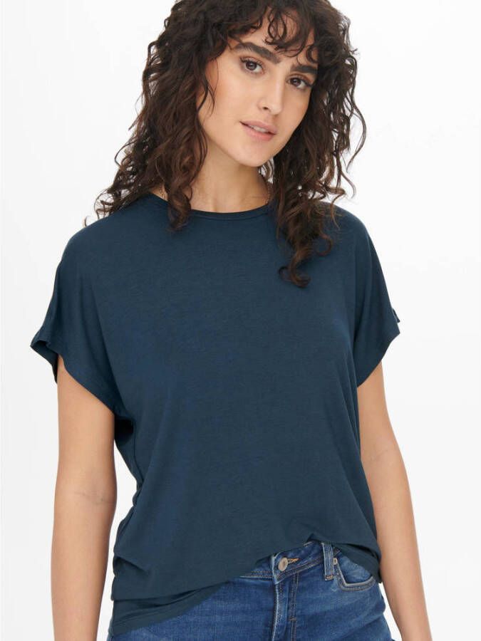 Jacqueline de Yong T-Shirts Blauw Dames