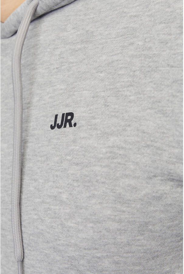 JJ REBEL hoodie JREBREBEL grijs