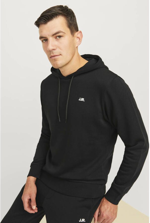 JJ REBEL hoodie JREBREBEL zwart