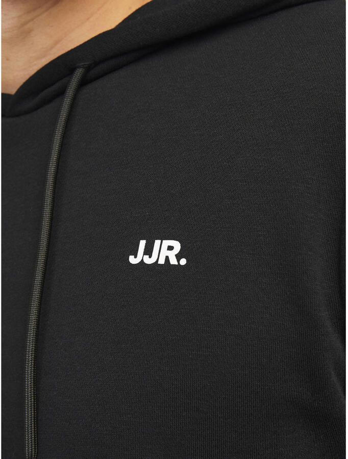 JJ REBEL hoodie JREBREBEL zwart