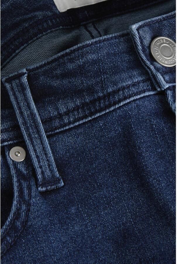 JJ REBEL JREBADAM JJCRAFT tapered jeans blauw - Foto 2