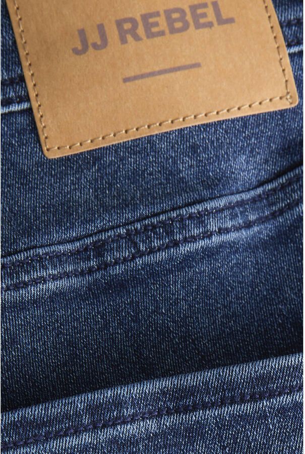JJ REBEL JREBADAM JJCRAFT tapered jeans blauw - Foto 3