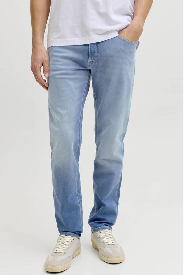 JJ REBEL JREBADAM JJCRAFT tapered jeans light blue denim
