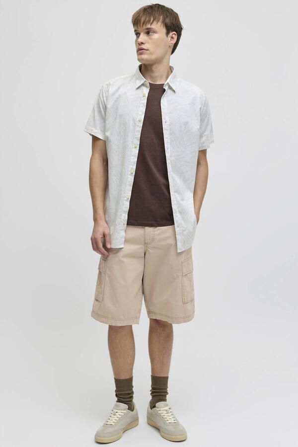 JJ REBEL JREBCORY relaxed regular waist cargo short beige - Foto 3