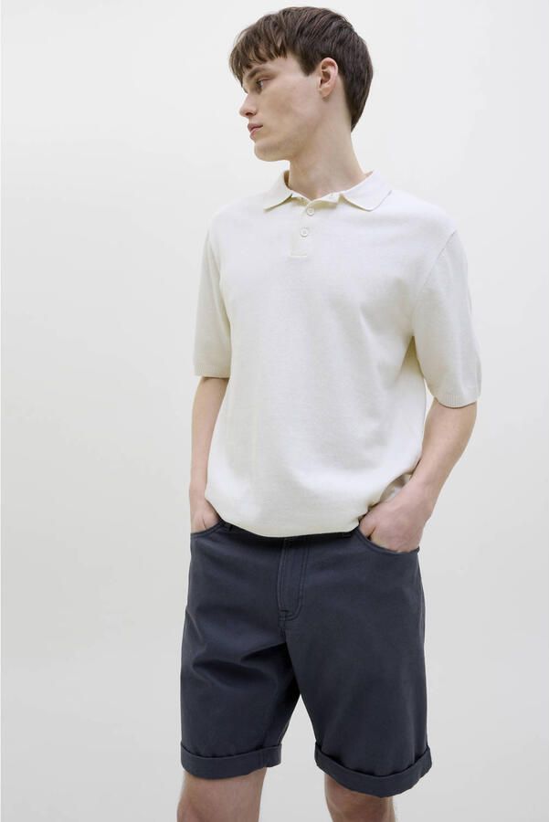 JJ REBEL JREBFIVERS regular chino short donkerblauw - Foto 2