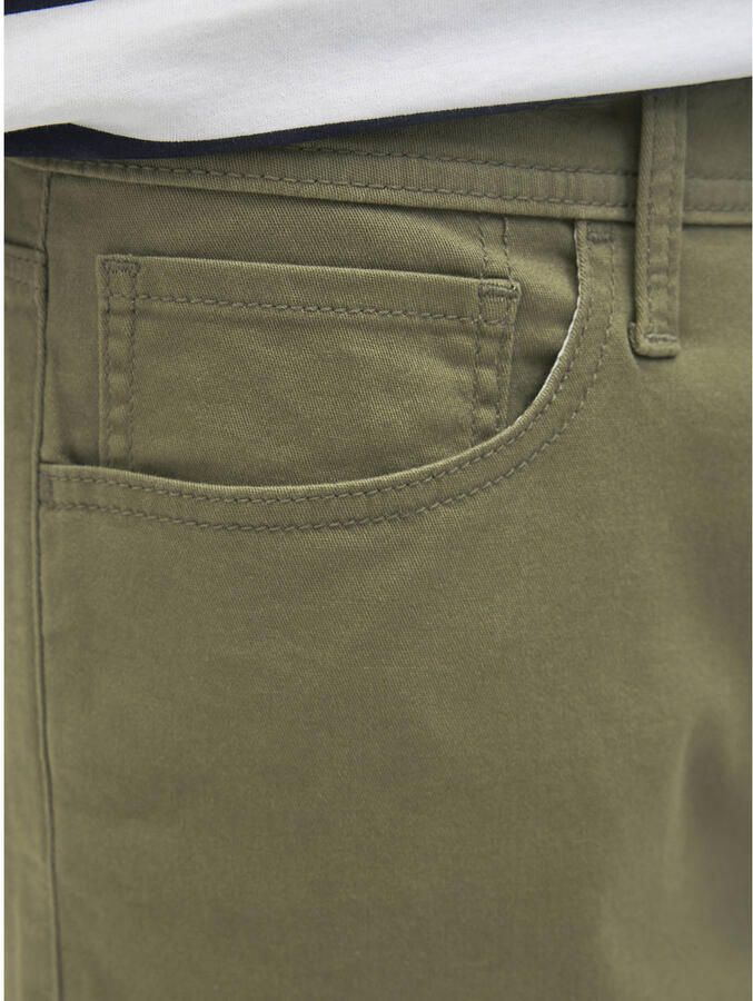JJ REBEL JREBFIVERS regular chino short olijfgroen - Foto 3
