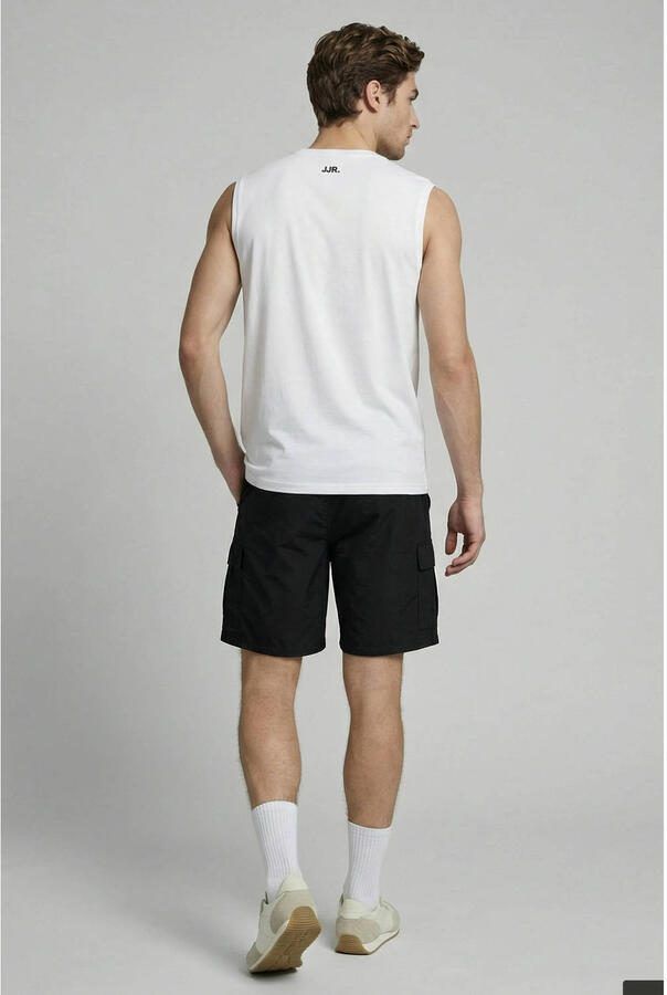 JJ REBEL JREBJASON relaxed cargo short zwart - Foto 2