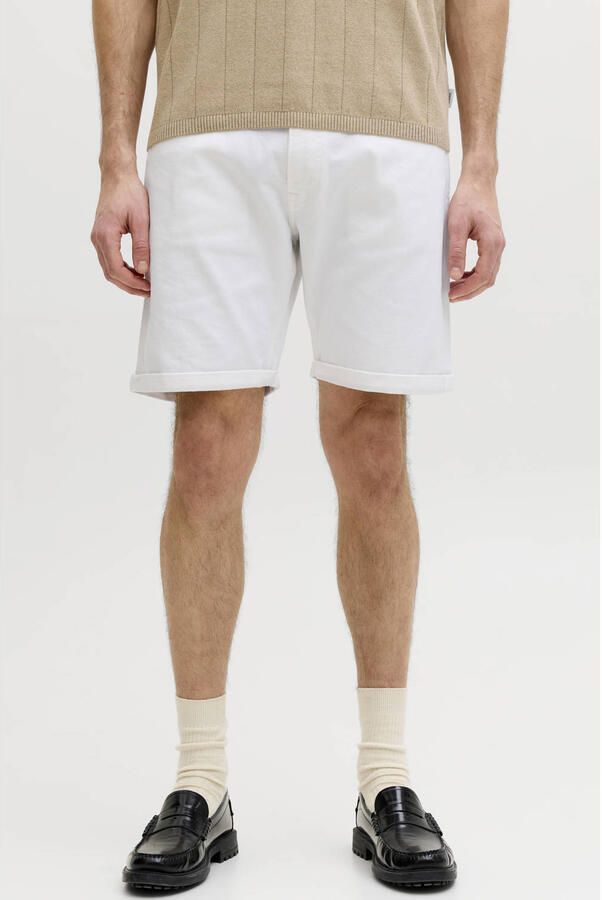 JJ REBEL JREBRICKY denim regular short wit