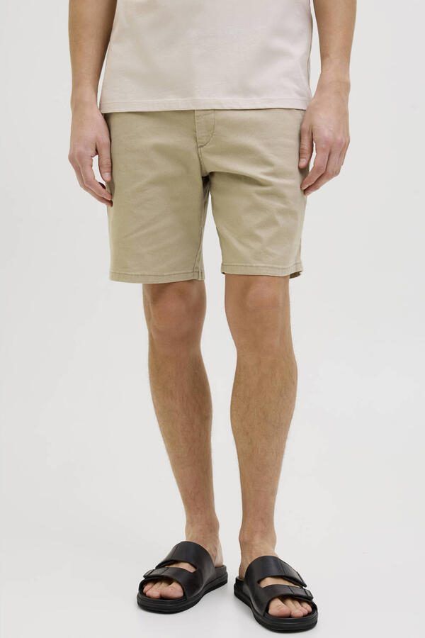 JJ REBEL JREBSHARP regular chino short beige - Foto 4